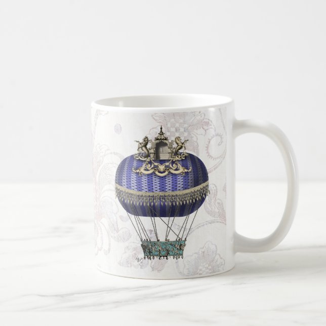 Caneca De Café Balão Barroco com Templo (Direita)