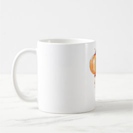 Caneca De Café Balão de Abóbora Laranja