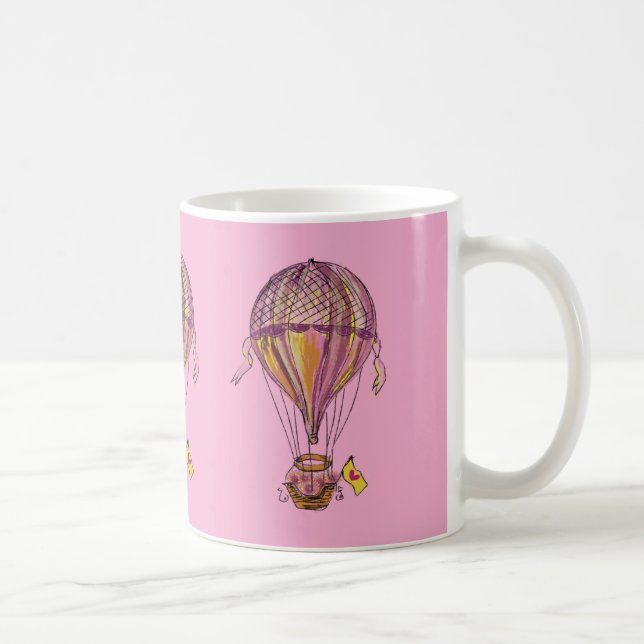 Caneca De Café Balão de Ar Quente (Direita)