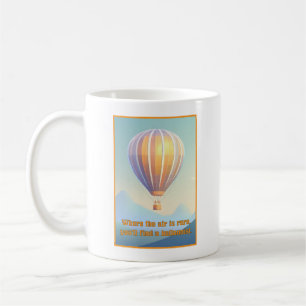 Caneca De Café Balão de Ar Quente