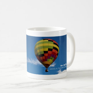 Caneca De Café Balão de ar quente em voo