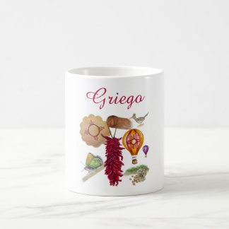 Caneca De Café Balão de Ar Quente New Mexico Red Chile Pinõn Zia