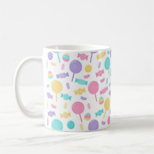 Caneca De Café Balas coloridas