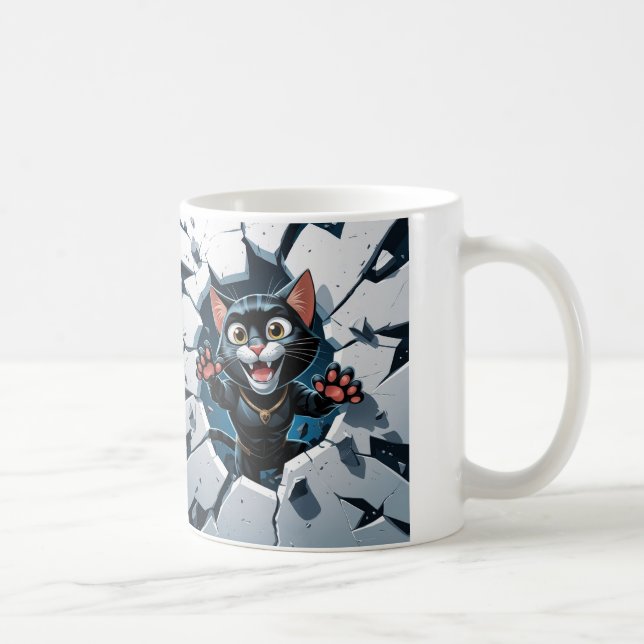 Caneca De Café Balckpanther — Mata de gato (Direita)