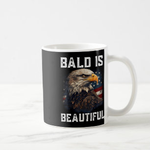 Caneca De Café Bald É Belo Dia 4 De Julho De Independência Bal