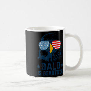 Caneca De Café Bald É Belo Dia 4 De Julho De Independência Bal