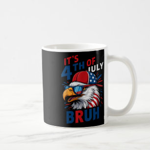 Caneca De Café Bald Eagle Bruh 4 De Julho Toddler Boys Independe
