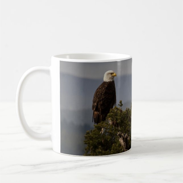 Caneca De Café Bald Eagle Treetop - Mug (Esquerda)