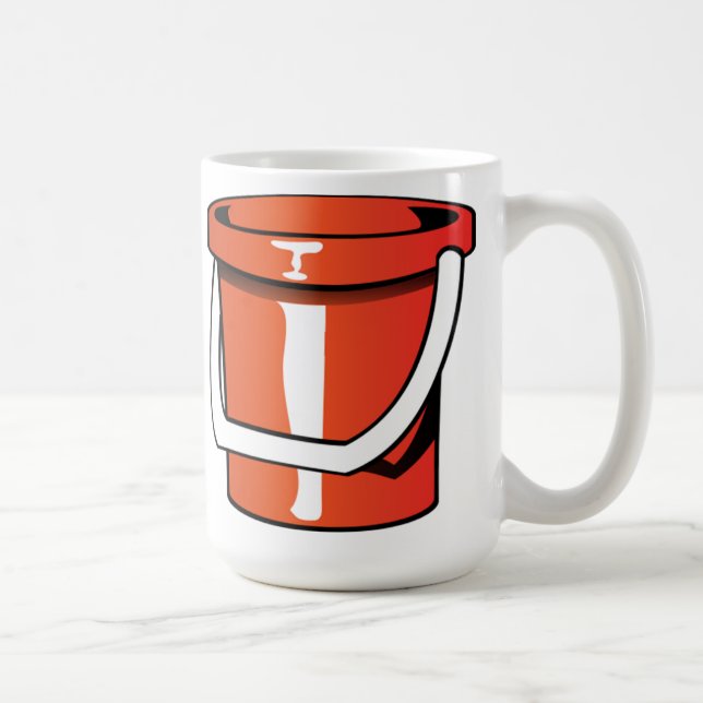 Caneca De Café Balde do balde da areia (Direita)