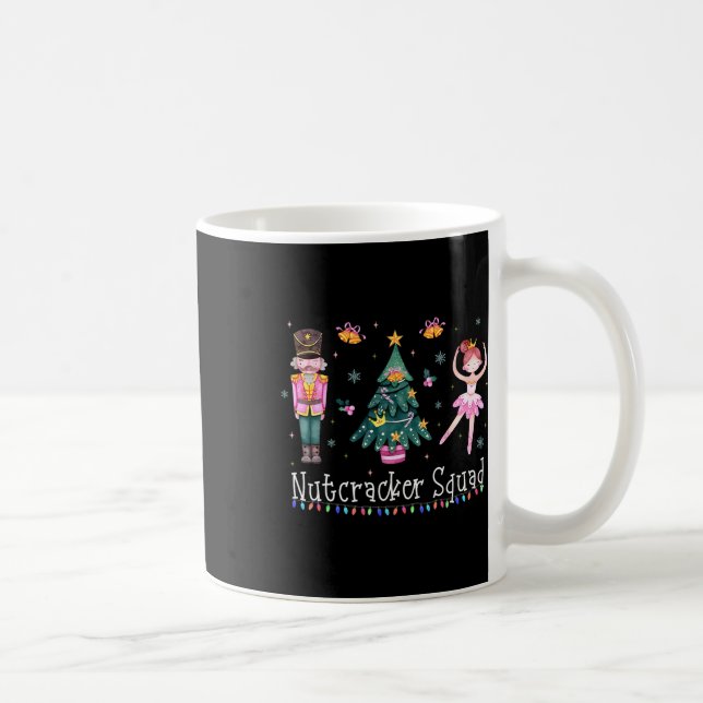 Caneca De Café Balé de Nutcracker de Natal Dançando Mulheres Cria (Direita)