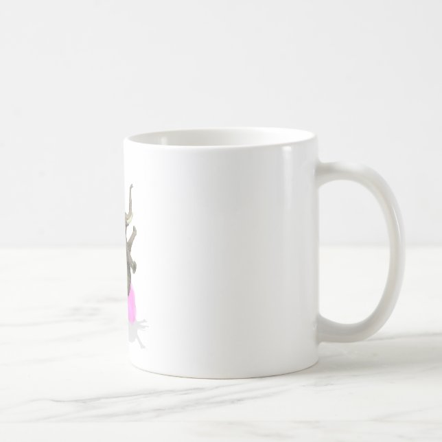 Caneca De Café Balé Elephant En Pointe (Direita)