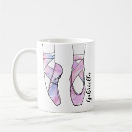 Caneca De Café Balé Personalizado Ballerina