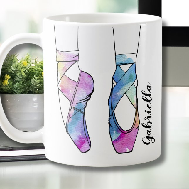 Caneca De Café Balé Personalizado Ballerina (Criador carregado)