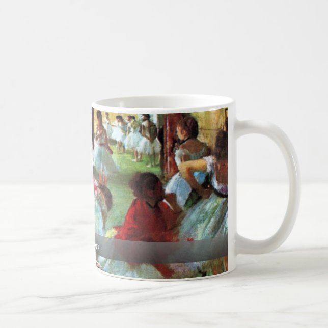 Caneca De Café Balé por Edgar Degas (Direita)