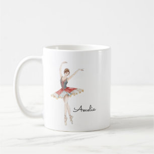 Caneca De Café Balé Rapariga Personalizada