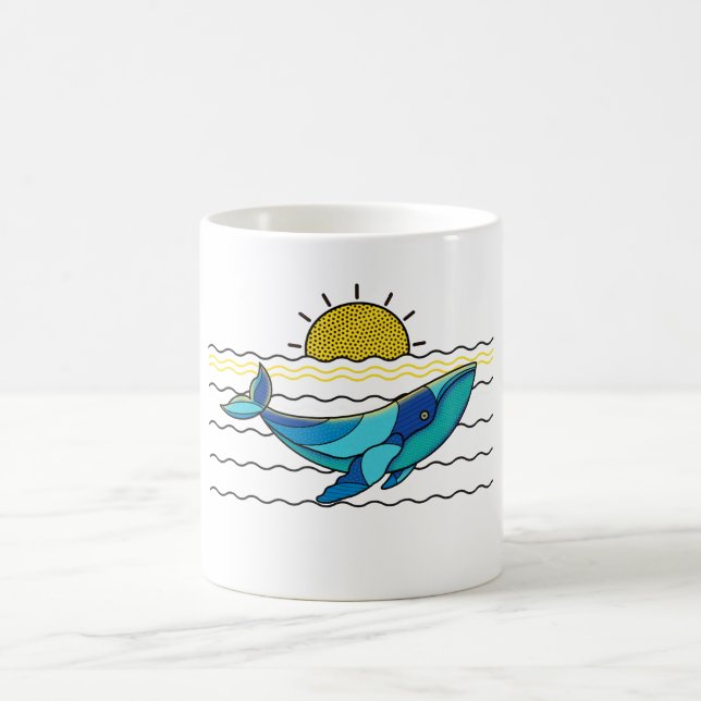 Caneca De Café baleia (Centro)