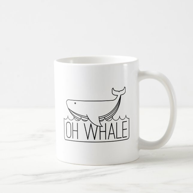 Caneca De Café Baleia (Direita)