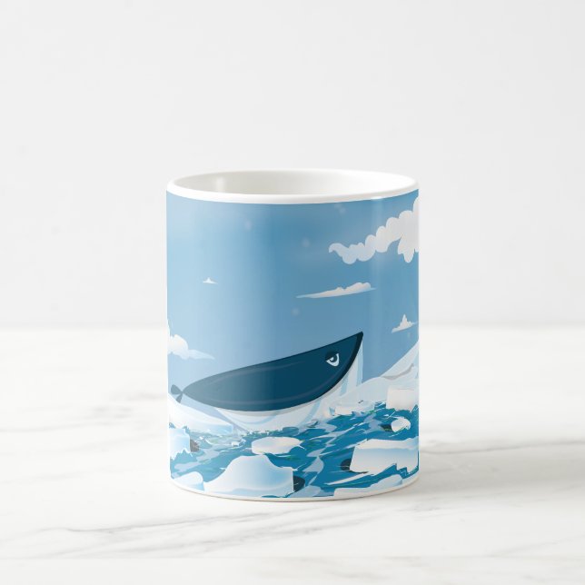 Caneca De Café Baleia Ártica (Centro)