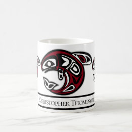 Caneca De Café Baleia Assassina Orca Americana Personalizada