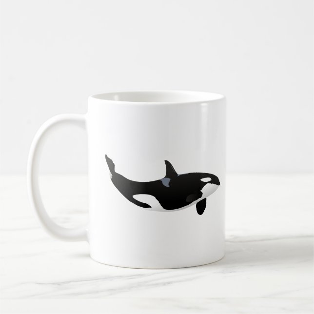 Caneca De Café Baleia de Orca (Esquerda)