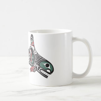 Caneca De Café Baleia & Eagle de assassino do Tlingit
