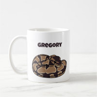 Ball Python Cobra, Brown e Tan Personalizados