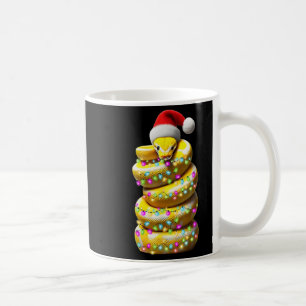Caneca De Café Ball Python Cobra Natal Hat Xmas