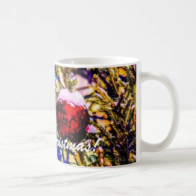 Caneca De Café Ball Red de Natal (Direita)