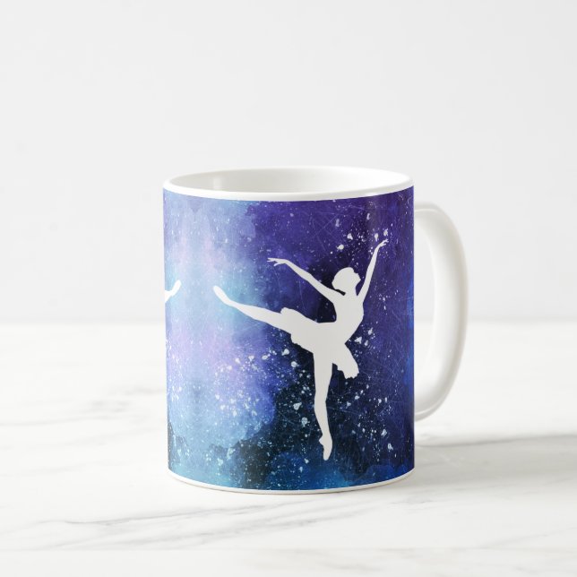 Caneca De Café Ballerina/bailarina de ballet (Frente Esquerda)