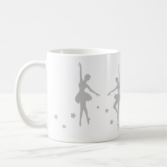 Caneca De Café Ballerina Dancer Gift Mug | Considerando Aniversár (Esquerda)