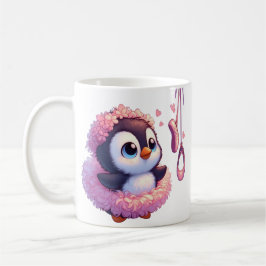 Caneca De Café Ballerina Penguin Dreams