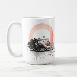 Caneca De Café Ballet Enso Balance é Escolher Centro Mão Direita