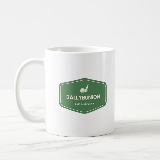 Caneca De Café Ballybunion Irlanda Golf Destino (Esquerda)