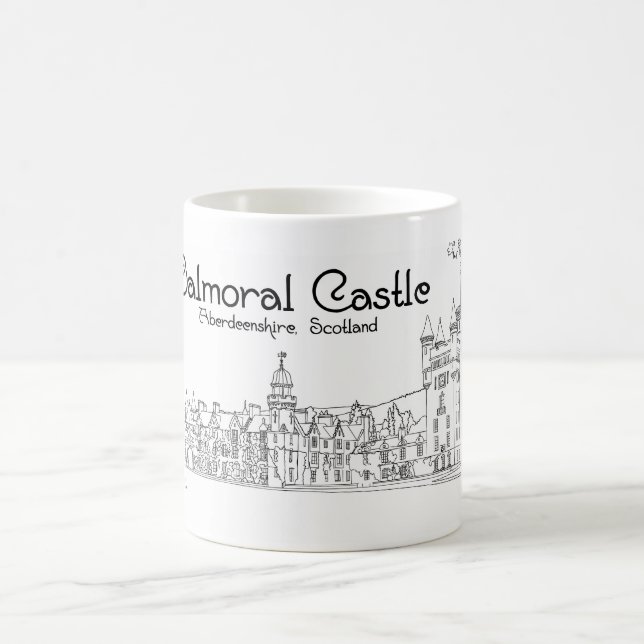Caneca De Café Balmoral Castle Scotland (Centro)