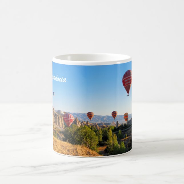 Caneca De Café Balões de ar quente Clássico Mug (Centro)