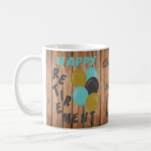 Caneca De Café Balões de Reforma Feliz Russos