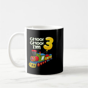 Caneca De Café Balões Jovens Im 3 Anos Meninos Começam Terceiro N