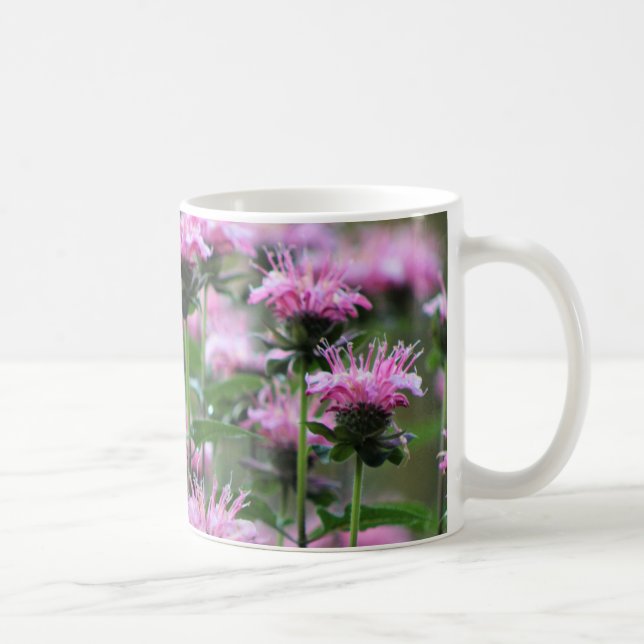 Caneca De Café Bálsamo de abelha cor-de-rosa, Monarda (Direita)