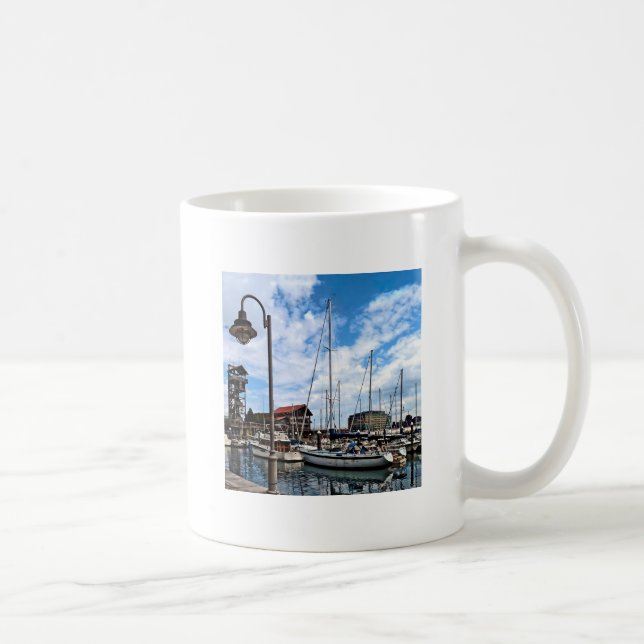 Caneca De Café Baltimore MD - Marina Perto dos Fells Point (Direita)