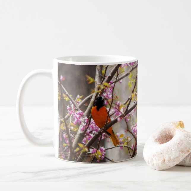 Caneca De Café Baltimore Oriole (Com Donut)
