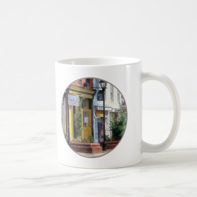 Caneca De Café Baltimore - Quaint Fells Point Shreet (Direita)