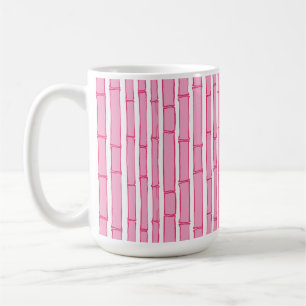 Caneca De Café Bambooey Faixa de Bambu em Rosa