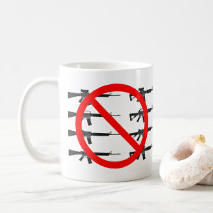 Caneca De Café Ban Assault Rifles