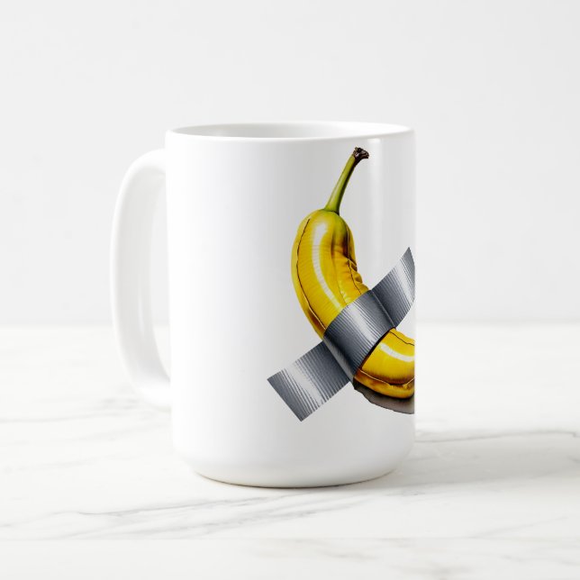 Caneca De Café Banana apodrecida 15oz (Frente Esquerda)