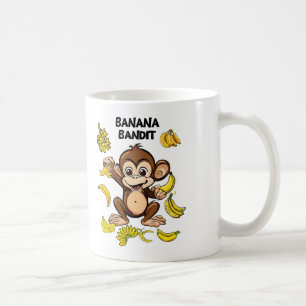 Caneca De Café Banana Bandit
