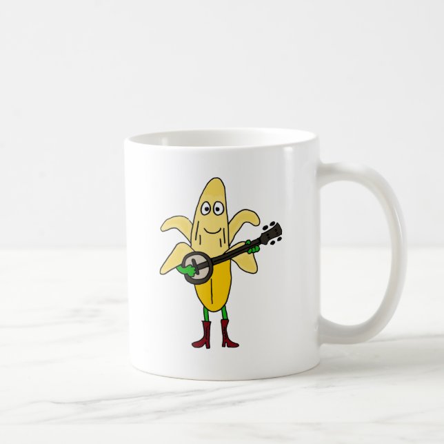 Caneca De Café Banana engraçada do BR que joga desenhos animados (Direita)