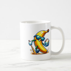 Caneca De Café Banana Sungs Enfrenta Fruta Engraçada Banana Legal