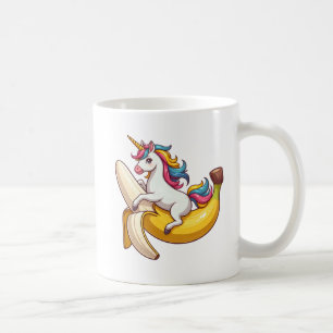 Caneca De Café banana unicórnio