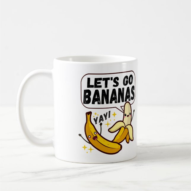 Caneca De Café Bananas de vamos (Esquerda)