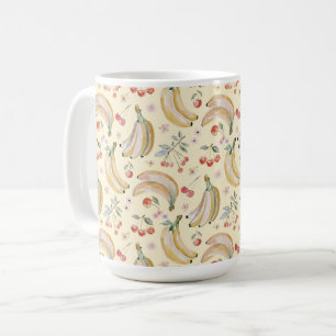 Caneca De Café Bananas por Cerejas
